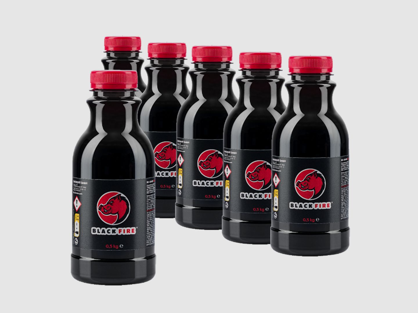 BLACK FIRE Tar Lockstoff fr Wildschweine 0,5 l 6er Pack