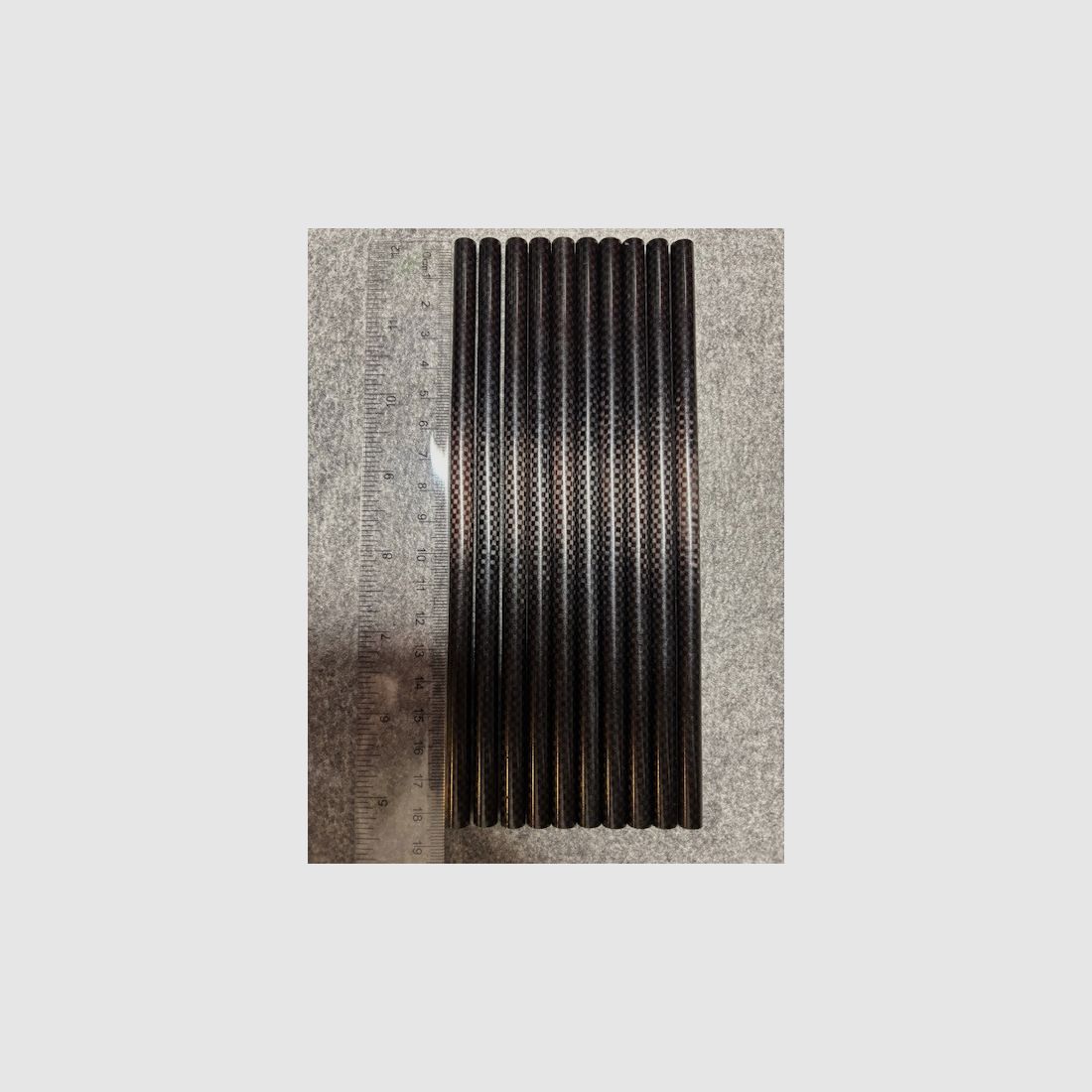 Pure carbon arrow shafts - 182 mm - 10 pieces - 3K high-performance shafts - Spine 350 - for Cobra Adder arrows