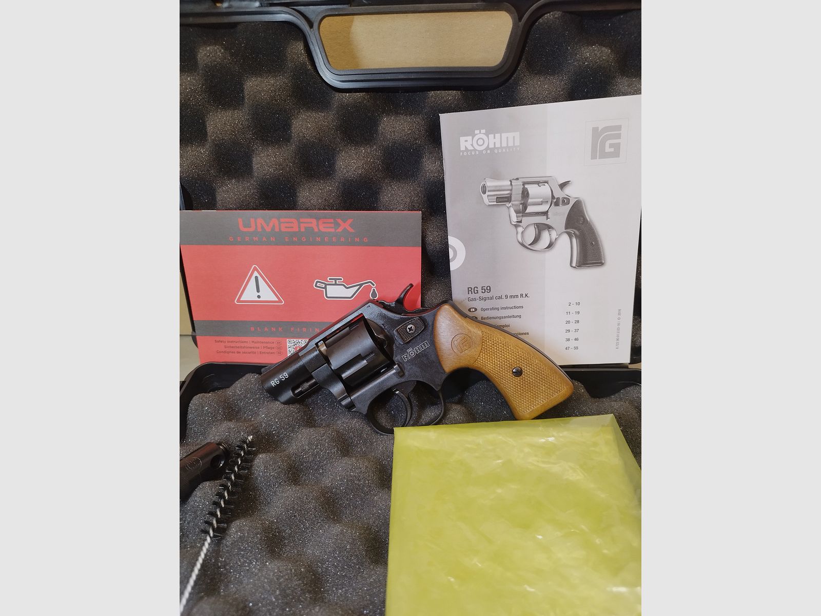 Röhm RG 59 blank-firing revolver 9mm R.K !!like new!!