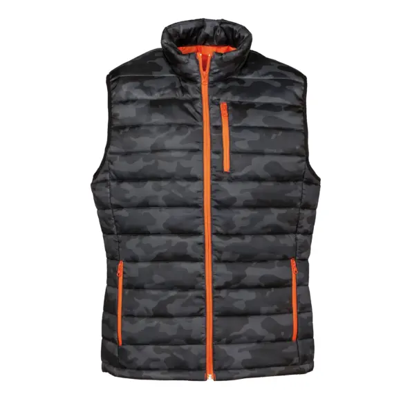 Gilet Trapuntato Camo Grigio Trek Percussion