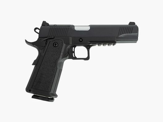 Tisas 2011 Duty 9 Double Stack Pistol Cal. 9mm Para, black, 17 rounds, 5" barrel, Optic Ready