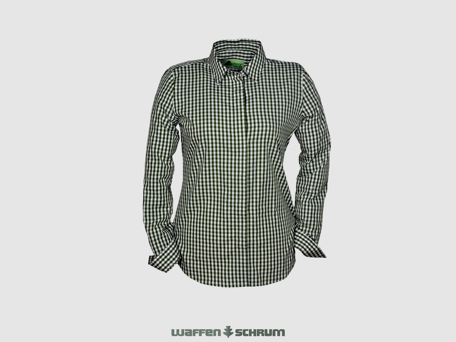Skogen Bluse Outdoor Karo Oliv