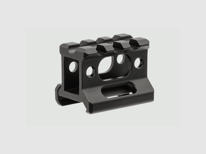 UTG 3 Nuten Super Slim Picatinny Montageerhhung, Hhe 25,4mm