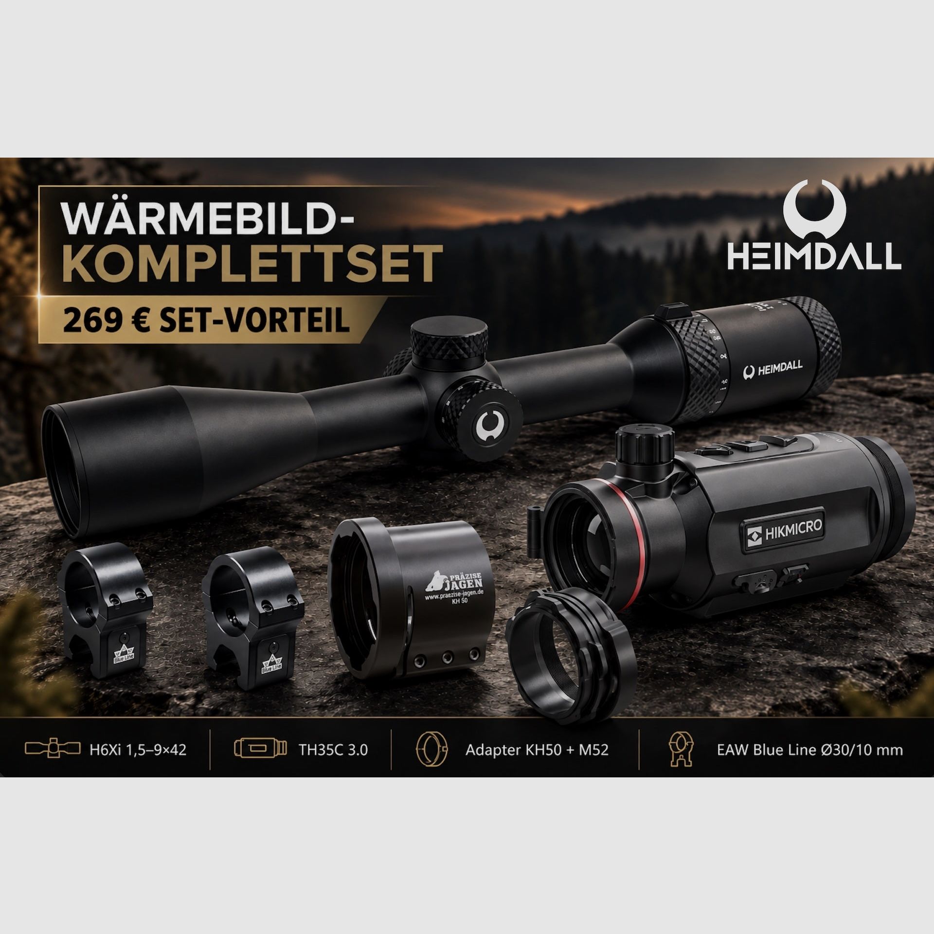 HEIMDALL H6Xi Zestaw Kompletny Termowizyjny – HIKMICRO TH35C 3.0, zdjęcie 1 z 6