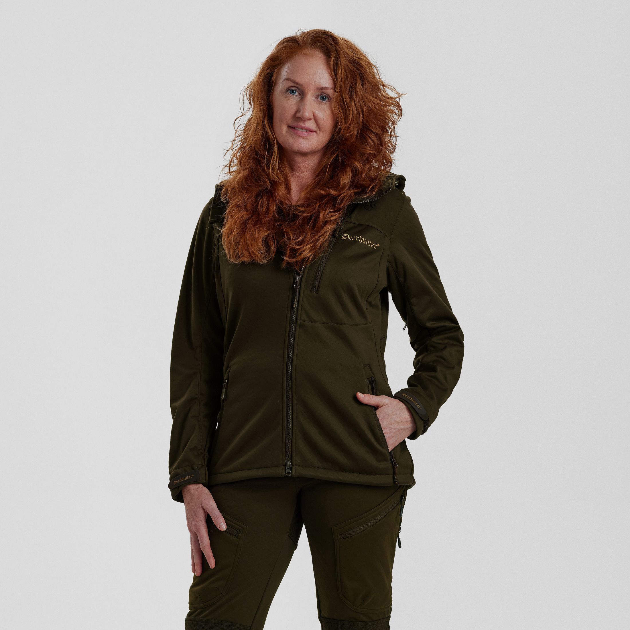 Lady Excape Softshell Jacke - Art Green – Kleidergröße Damen: 42