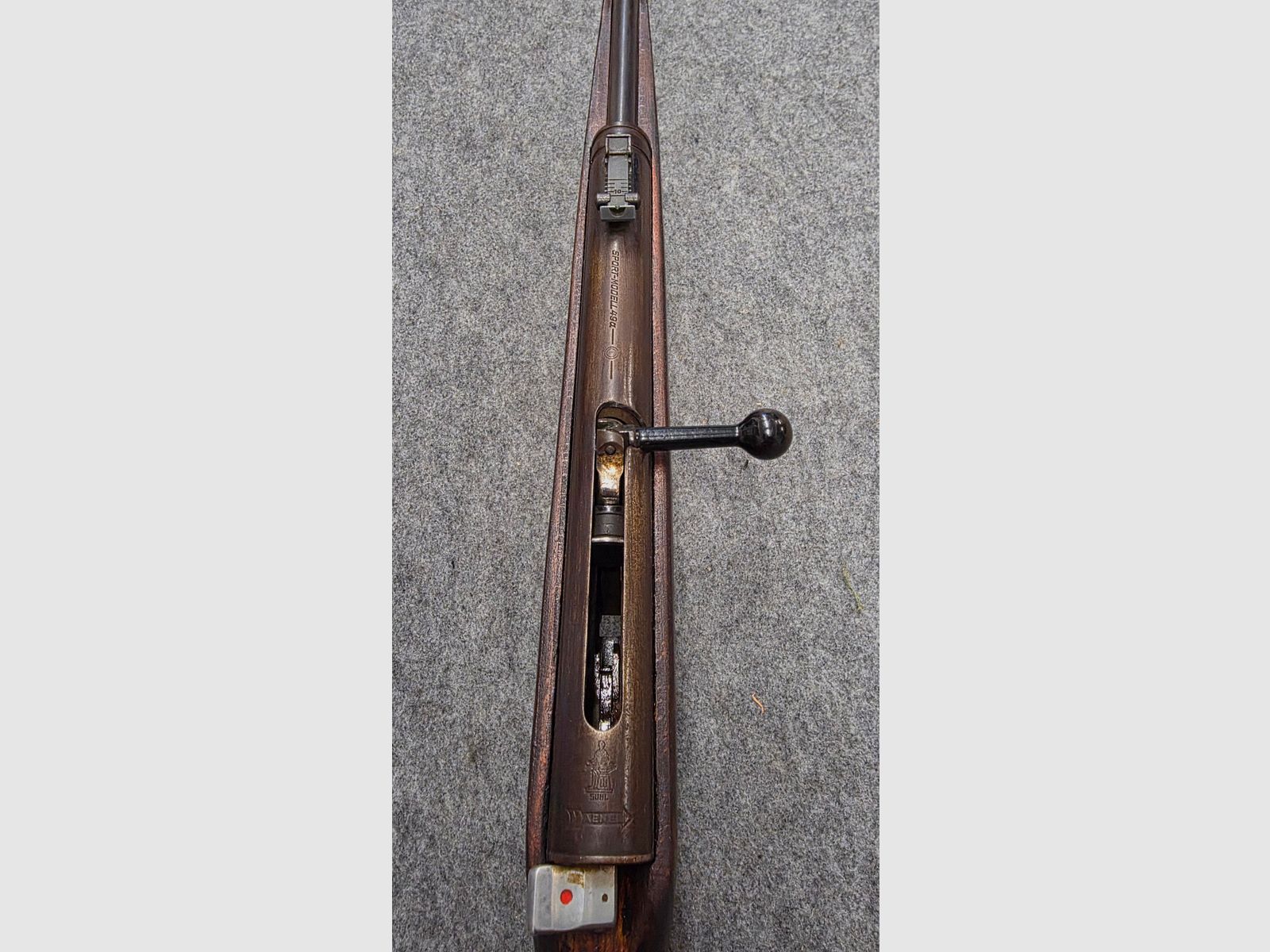 Vintage Look Retro Haenel Mod. 49a Q1 Qualität mit Schichtholzschaft Durchlader kein 310