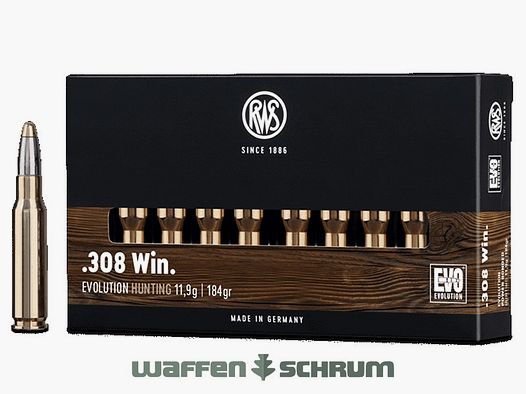 RWS EVO 11.9g - 184gr .308Win