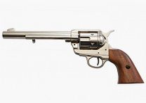 Western Cavalry Colt Revolver 1873 nickel-plated