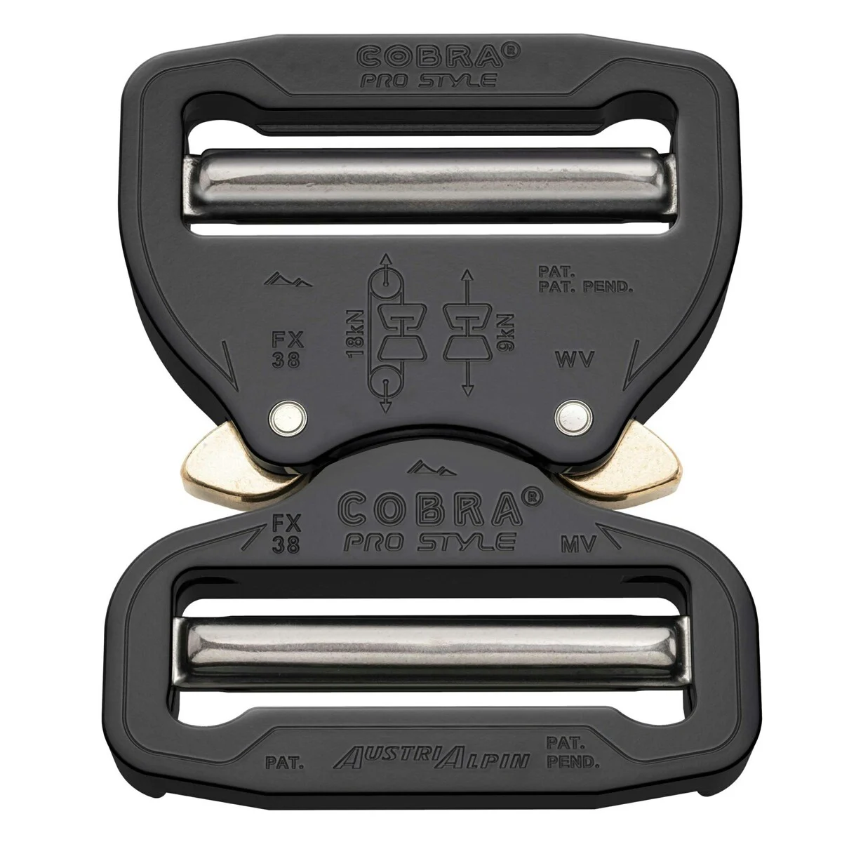 Hebilla Cobra de 38 mm para cinturón PT6 Templars Gear – AustriAlpin