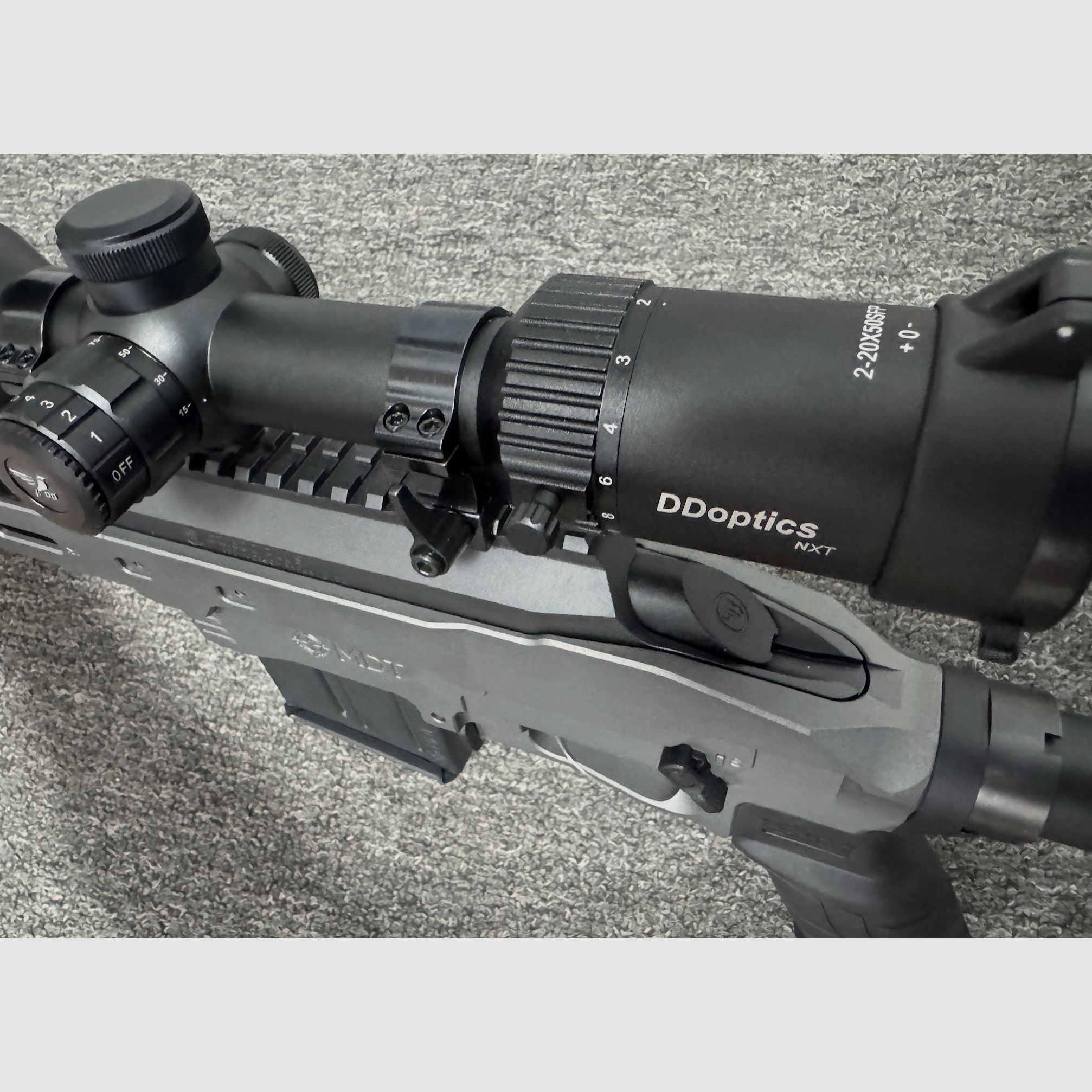 CZ 600+ MDT Szary, 6,5mm Creedmoor z DDoptics NXT 2-20x50 - NOWA BROŃ