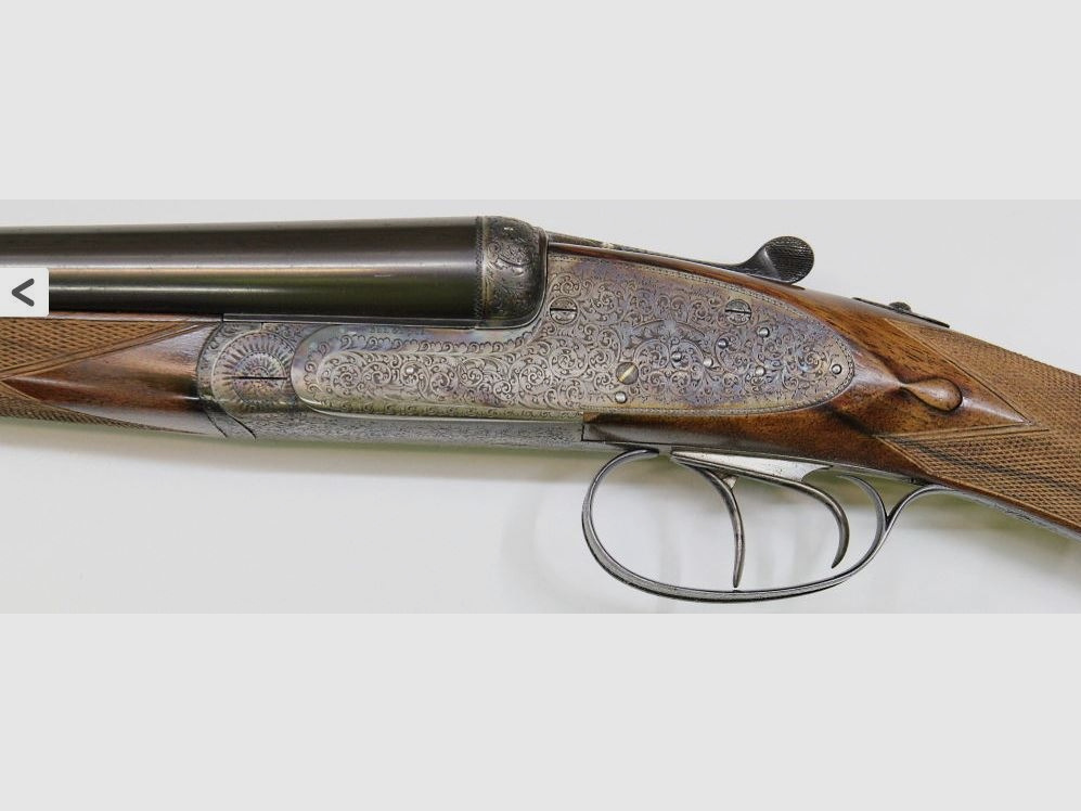 Aug. Francotte double-barreled side lock shotgun
