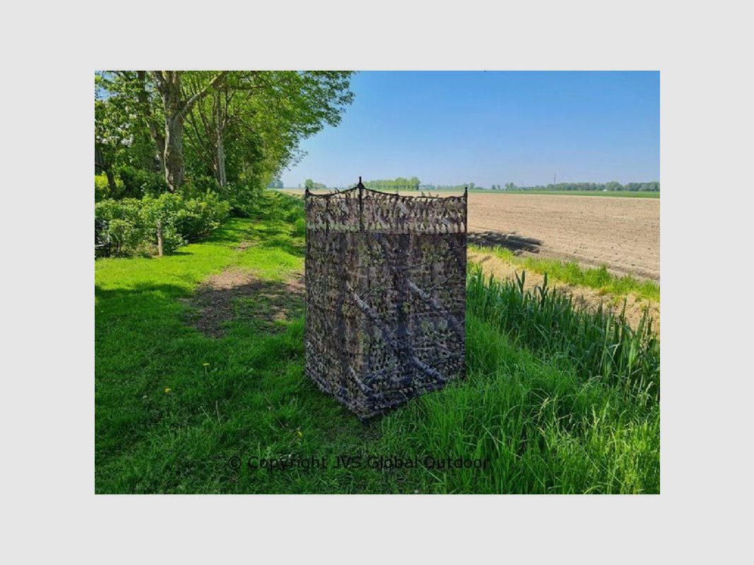 Tarnzelt Camouflage mit Rahmen inkl. Tarnnetz
