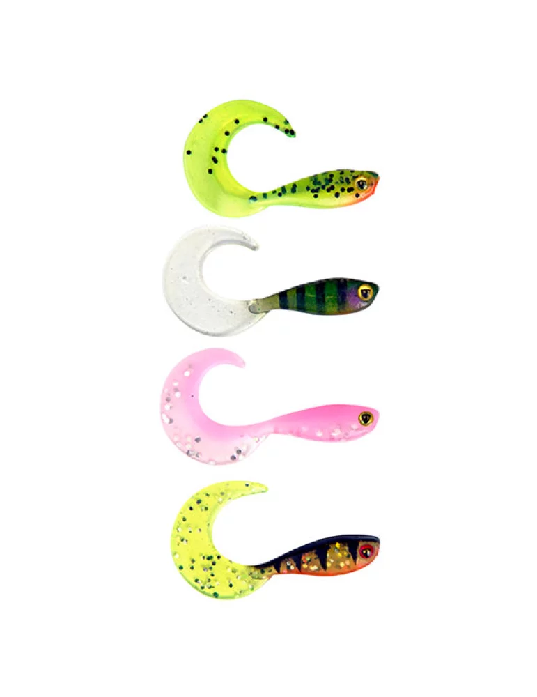 Pack 8 leurres UV Micro grub Fox Rage