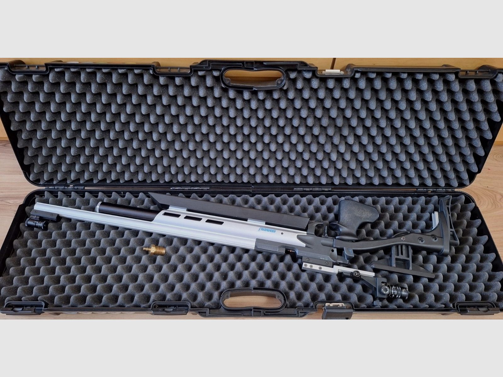 Match luchtgeweer Hämmerli AR 20 "Auflage" - Zilver - met nieuwe patroon - koffer en unieke uitrusting.