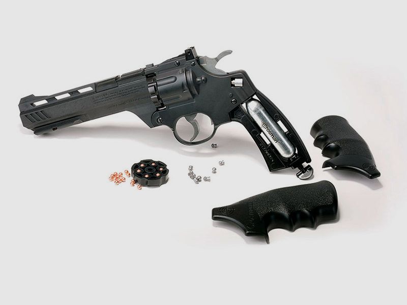 CO2 Revolver Crosman Vigilante 3576W Kaliber 4,5 mm BB und Diabolo (P18)