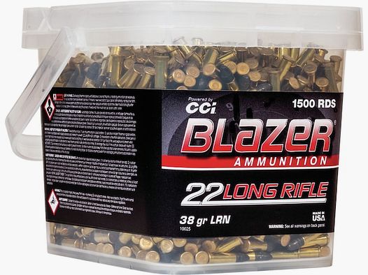 CCI Blazer .22 LR 38GR LRN 1500 cartridges