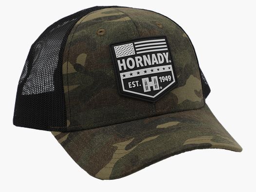 Hornady Schildmütze / Cap Schwarz Camouflage Est. 1949