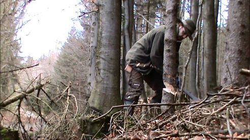 JAGD BAU EINER HOHEN KANZEL/ANSITZ TEIL 1