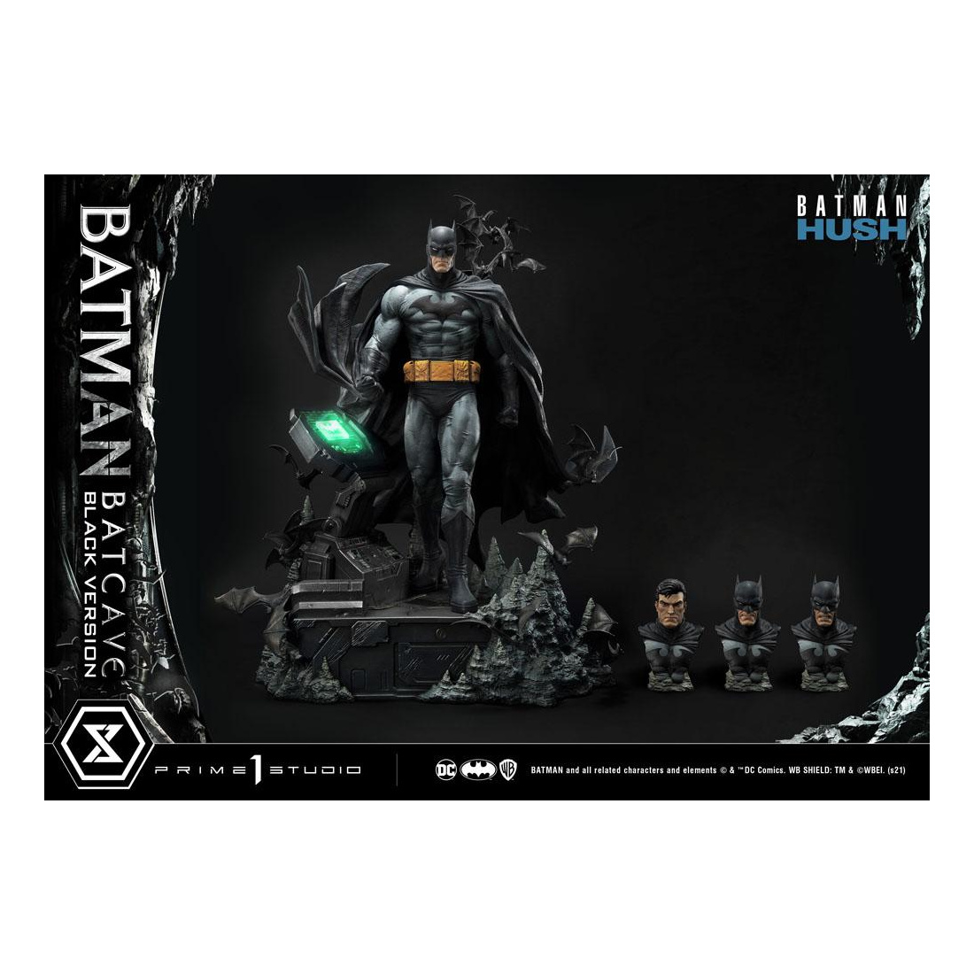 Batman Hush Statue 1/3 Batman Batcave Black Version 88 cm | 43050