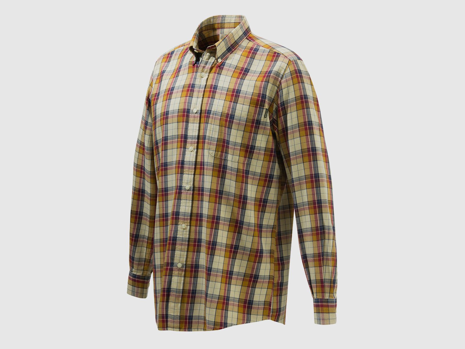 Beretta Camicia Con Bottoni In Legno, immagine 1 di 2