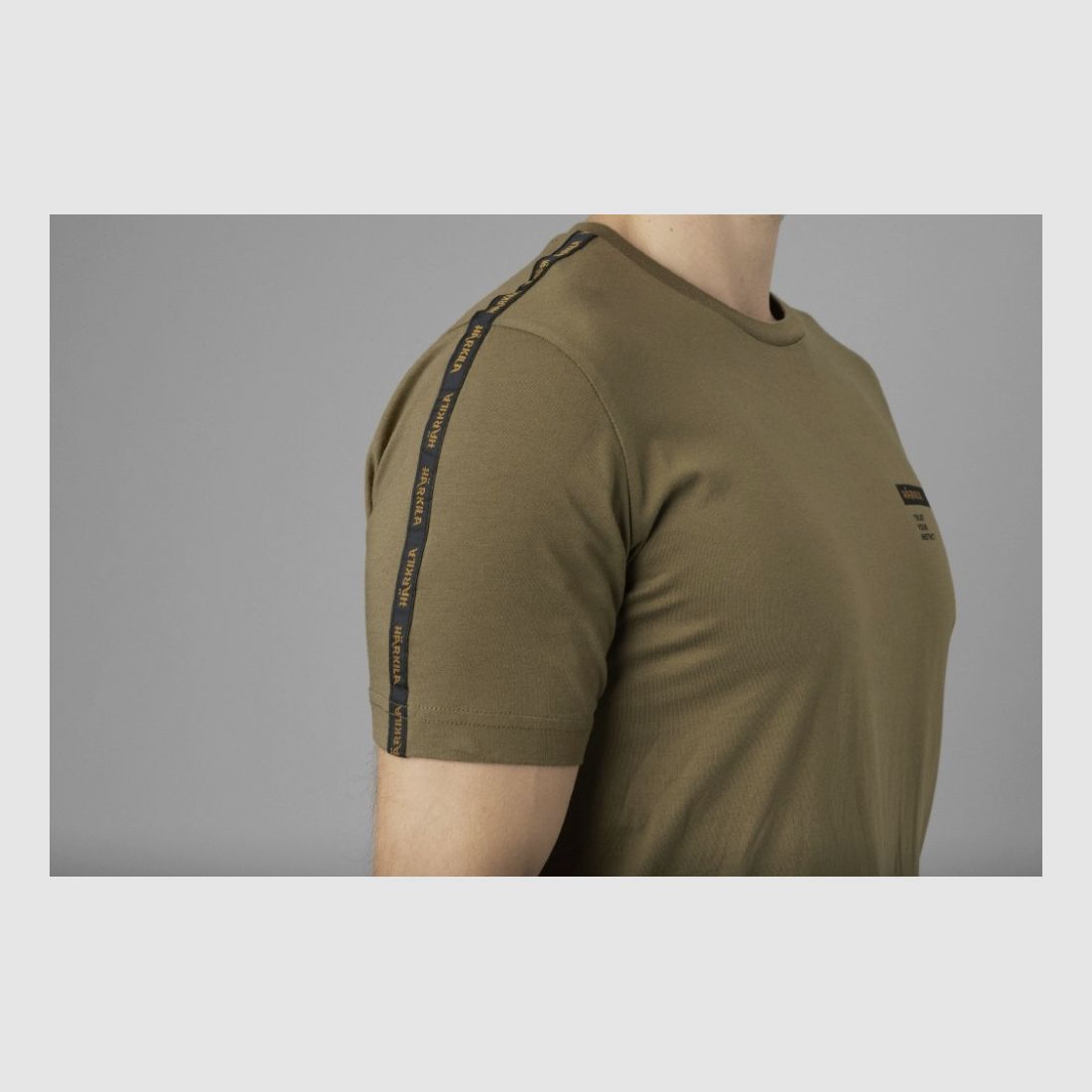 Härkila Logo Band Short-Sleeve T-Shirt / Dark antique bronze, image 4 of 5