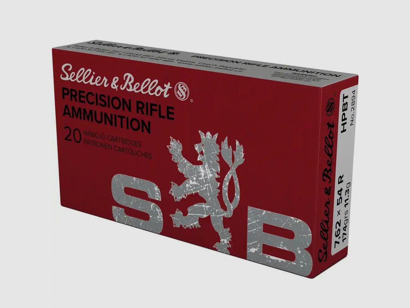 7.62x54R S&B HPBT 174gr VE20