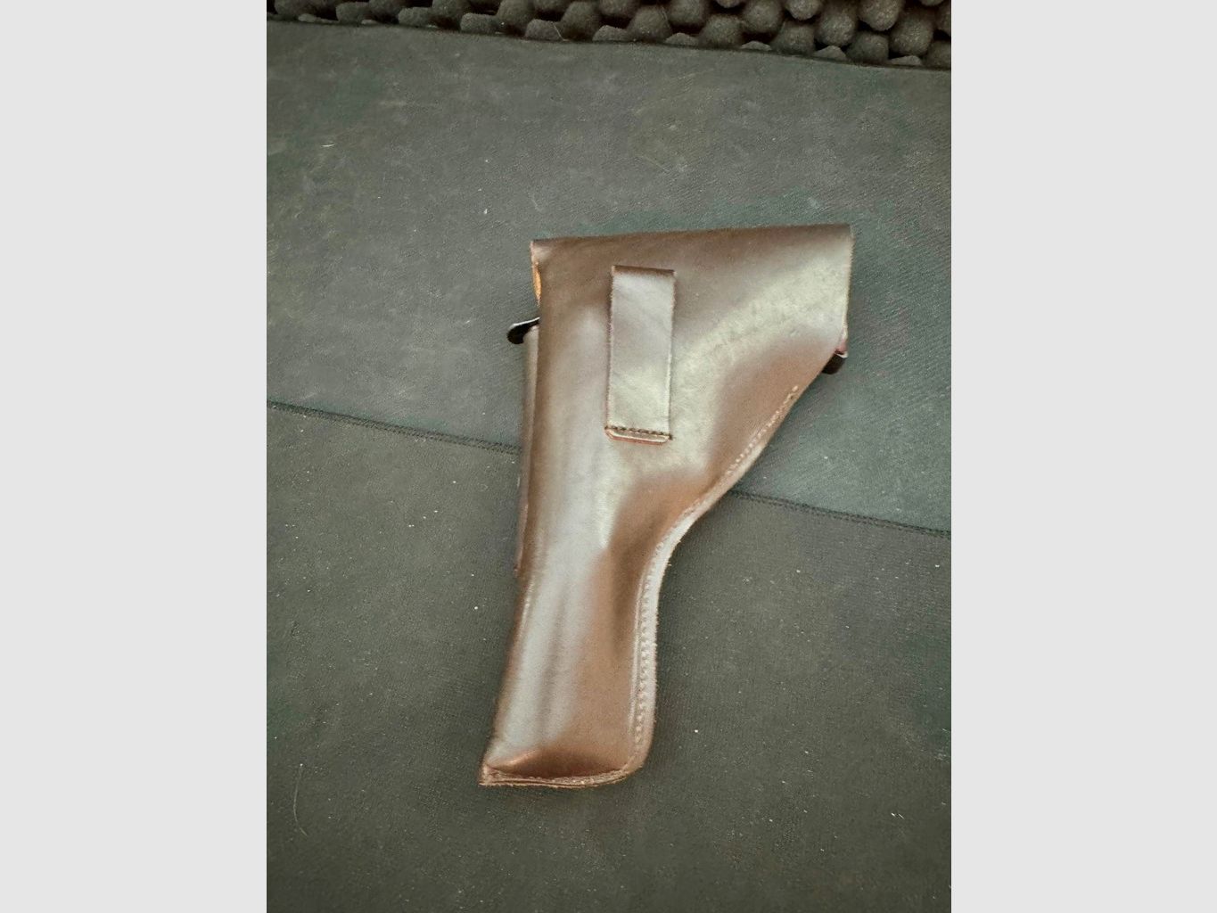 Gürtelholster, dunkel braun, Walther P38, neuwertig mit Magazintasche