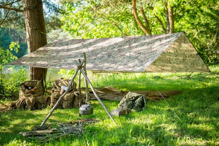 Helikon SUPERTARP Camping Tarp - Polyester Ripstop - US Woodland, image 23 of 88