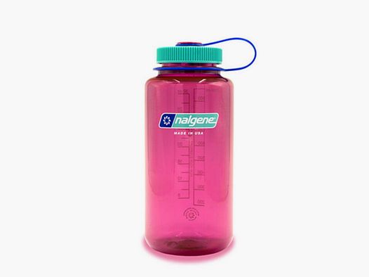 Wiederverwendbare Flasche 1 Liter rosa Weithals Nalgene Sustain