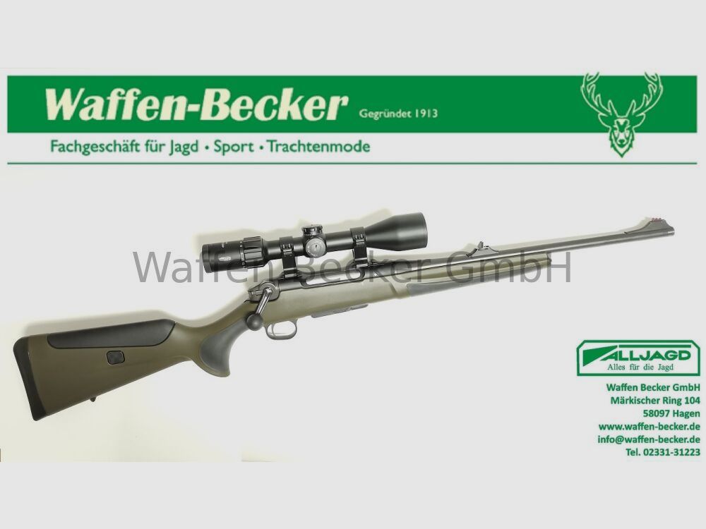 Haenel NXT Geradezugrepetierer Kal. 308Win. Composite, grün + Meopta MeoSport 3-15x50 RD SFP