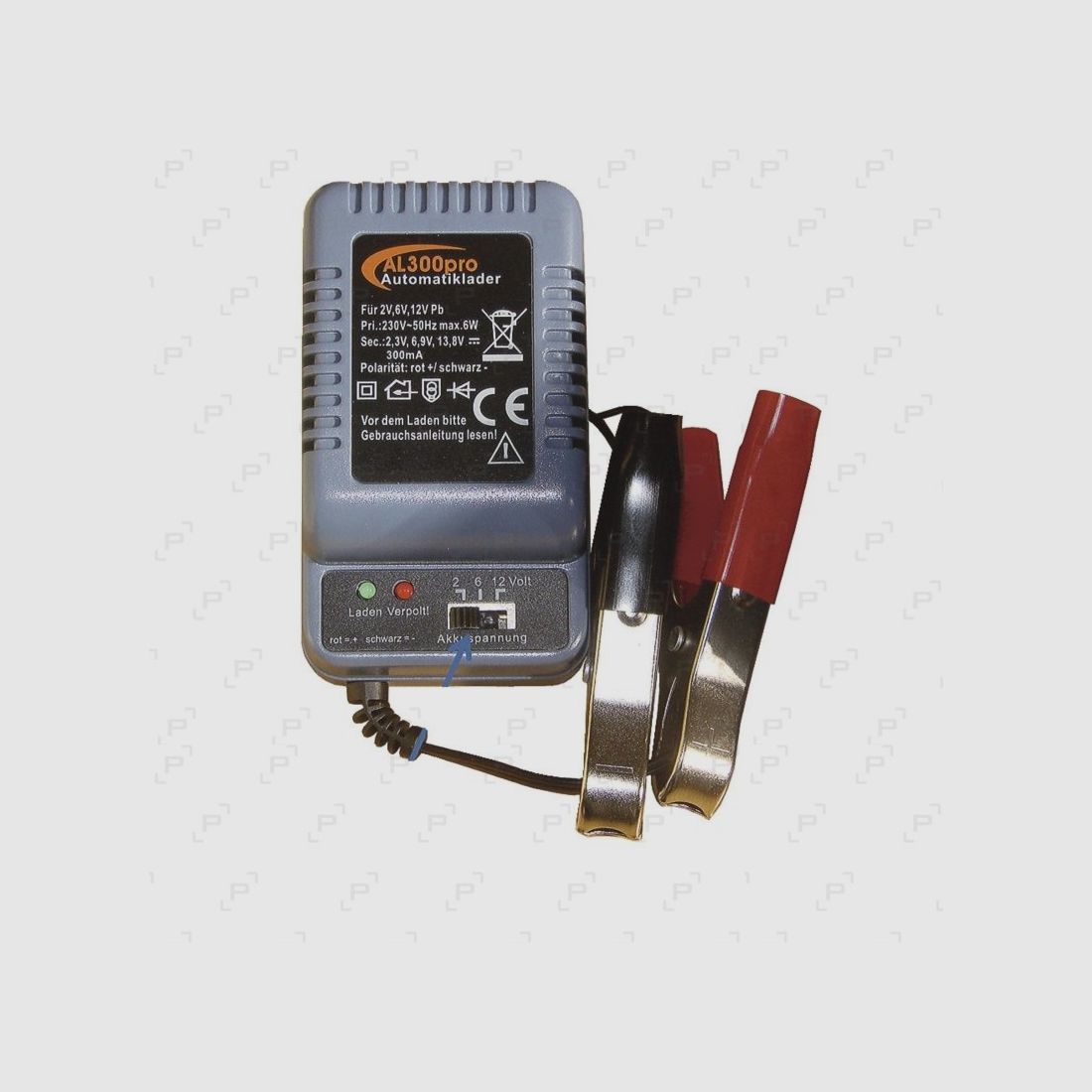 Batterieladegerät 6V/12V für Futterautomaten