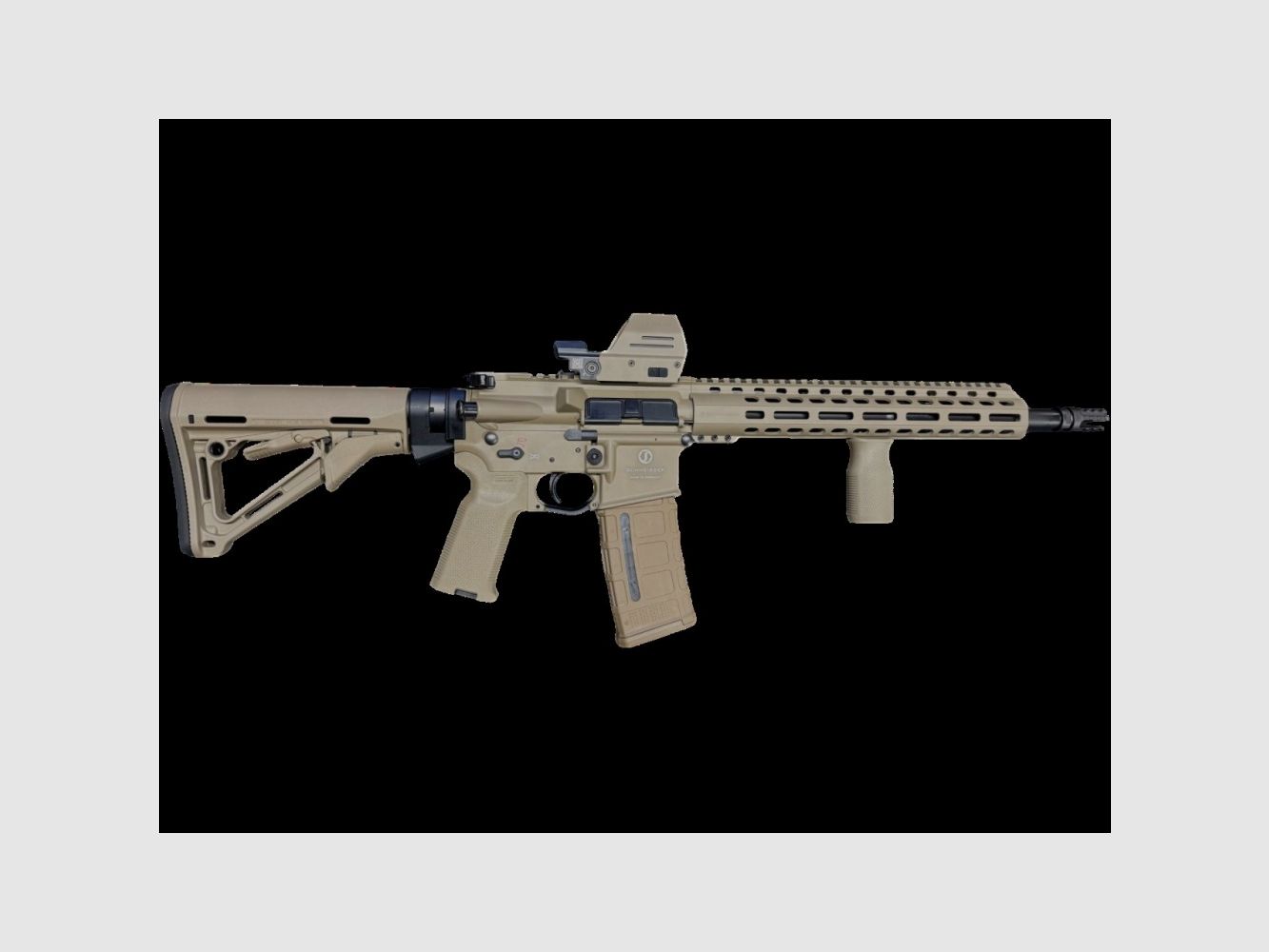 Halbautomat Schmeisser AR15 M4FL , .223Rem, 14.5", Special Edition FDE
