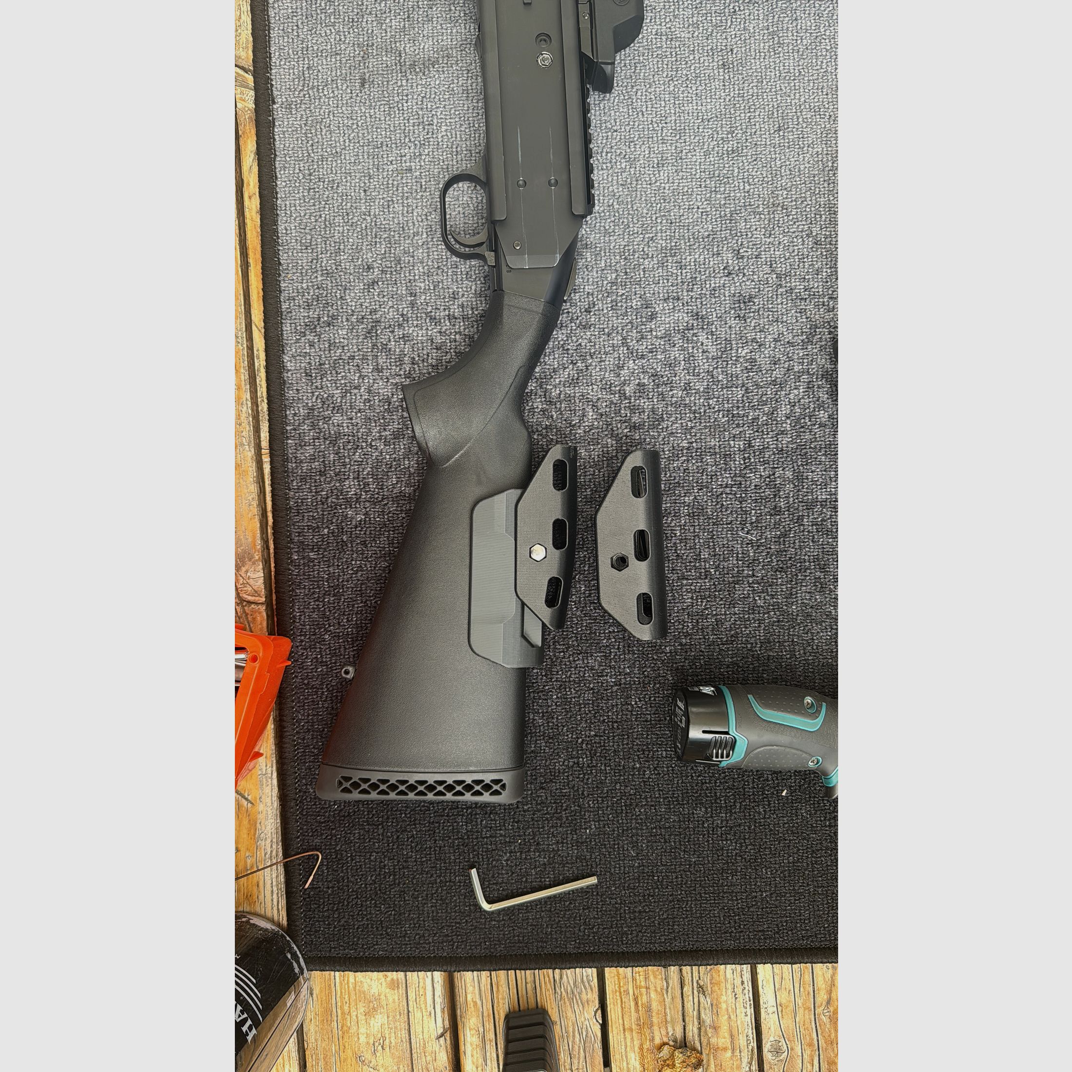 Mossberg 590 stock rest cheek rest