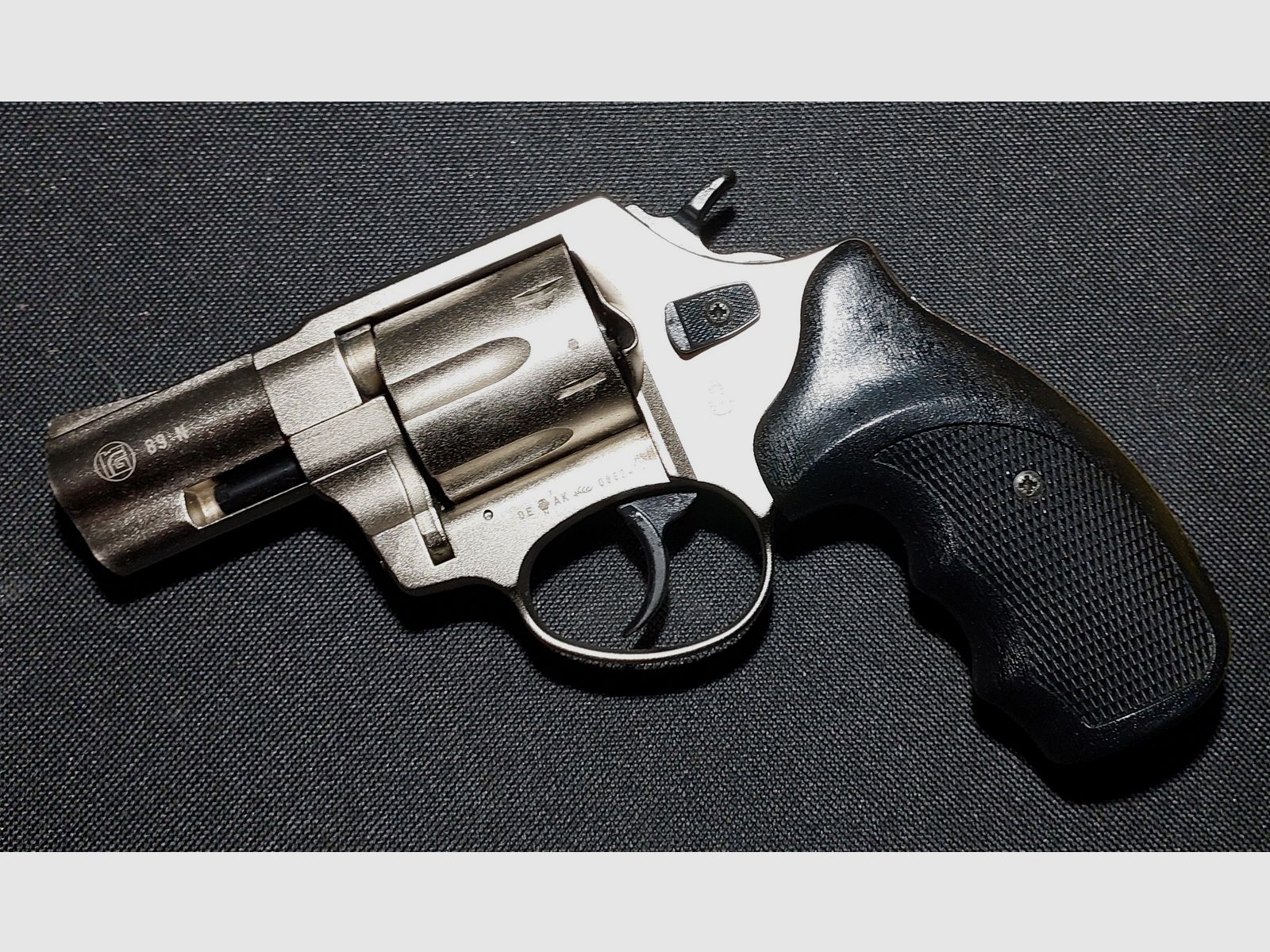 Röhm RG89 Schreckschuss Revolver vernickelt (PTB 594) RG 89 Nickel