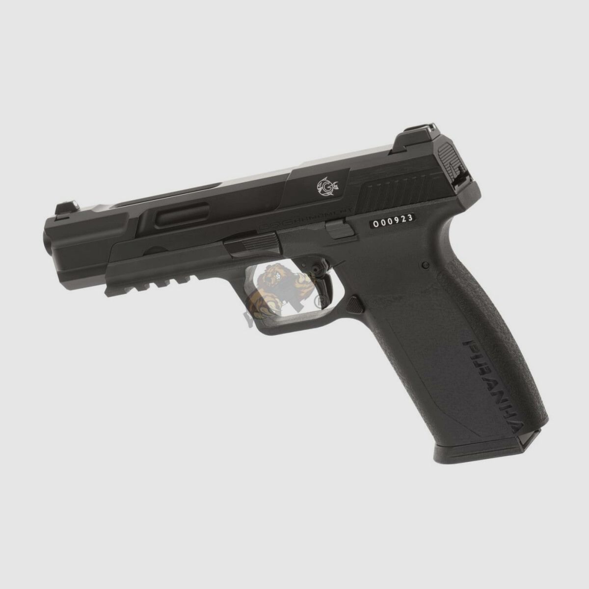 G&G Piranha Mk I GBB Airsoft Pistole in schwarz -F-
