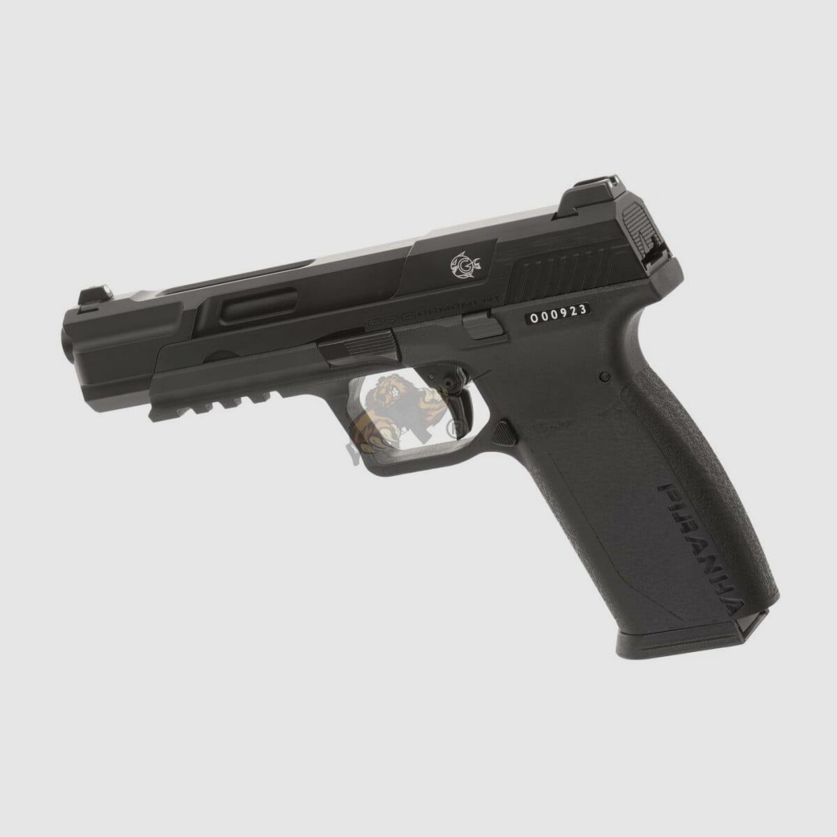 G&G Piranha Mk I GBB Airsoft Pistole in schwarz -F-