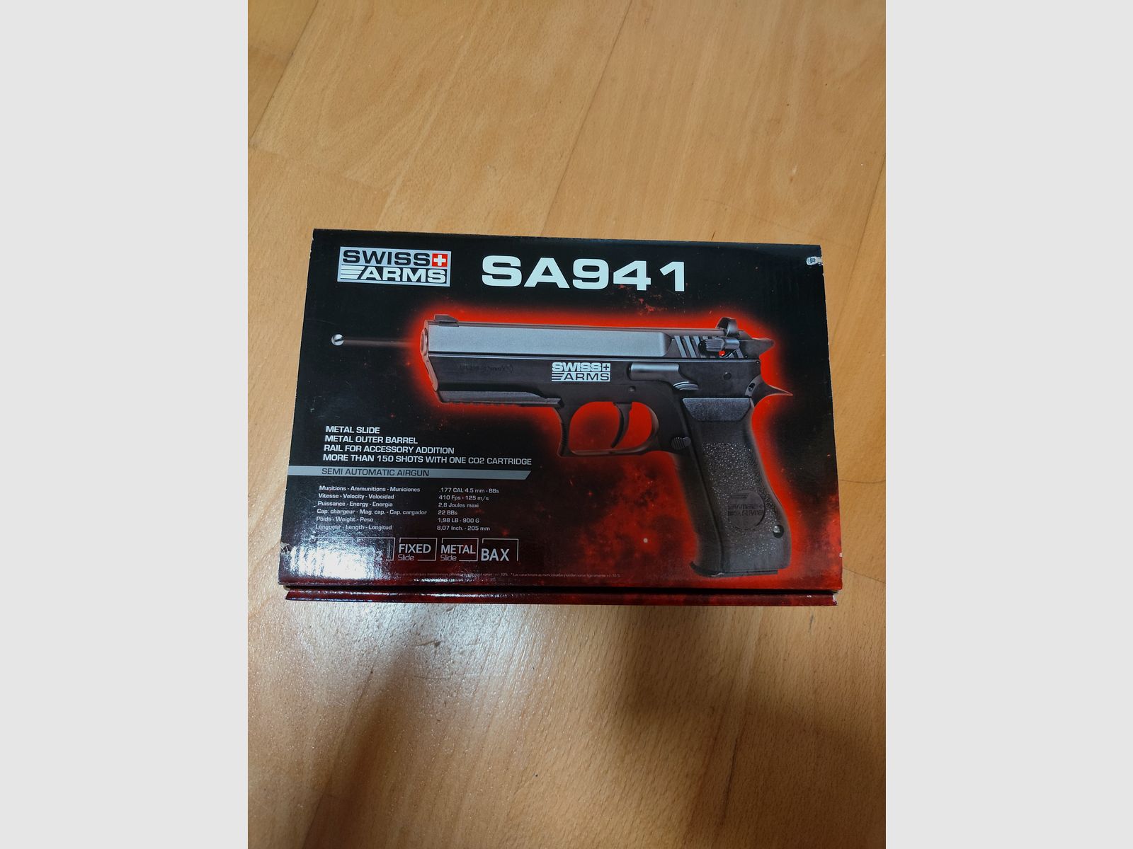 Pistola ad aria compressa CO2 Swiss Arms SA 941 cal. 4,5mm BB