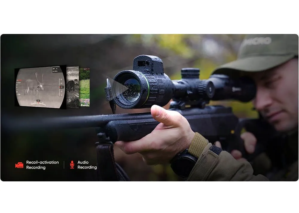 HikMicro Alpex 4K A50EL LRF lunette de visée nocturne, image 12 sur 18