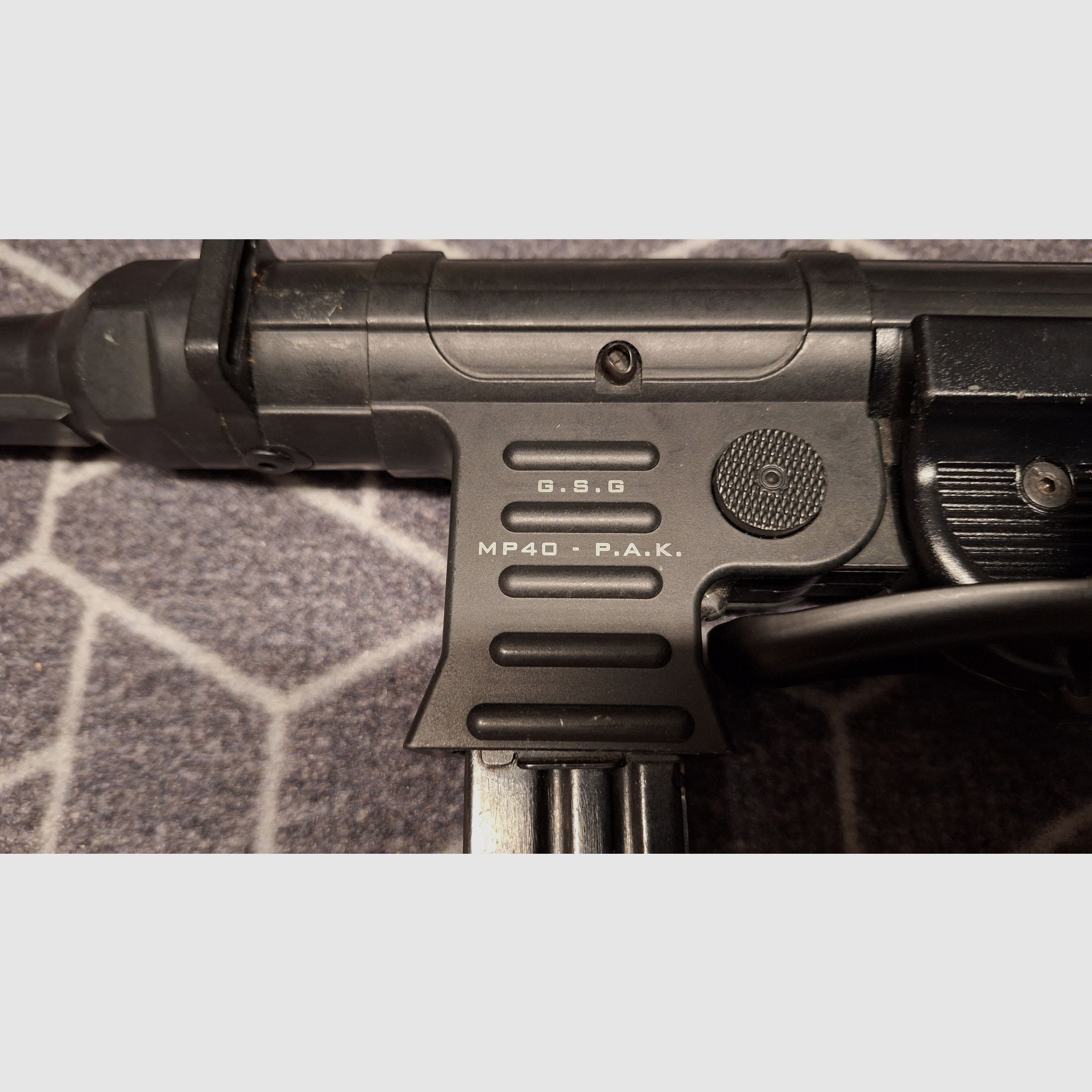 MP40 G.S.G. Pistola ametralladora de fogueo 9 mm P.A.K.