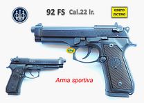 BERETTA 92 fs occasione cal.22 lr R.17038