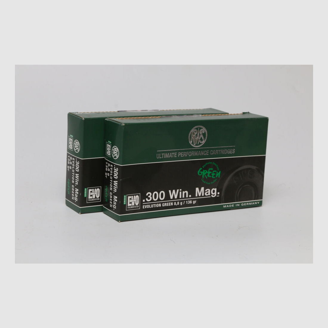 RWS Evo Green 300 Winchester Magnum .300WM	 Jagdmunition Bleifrei