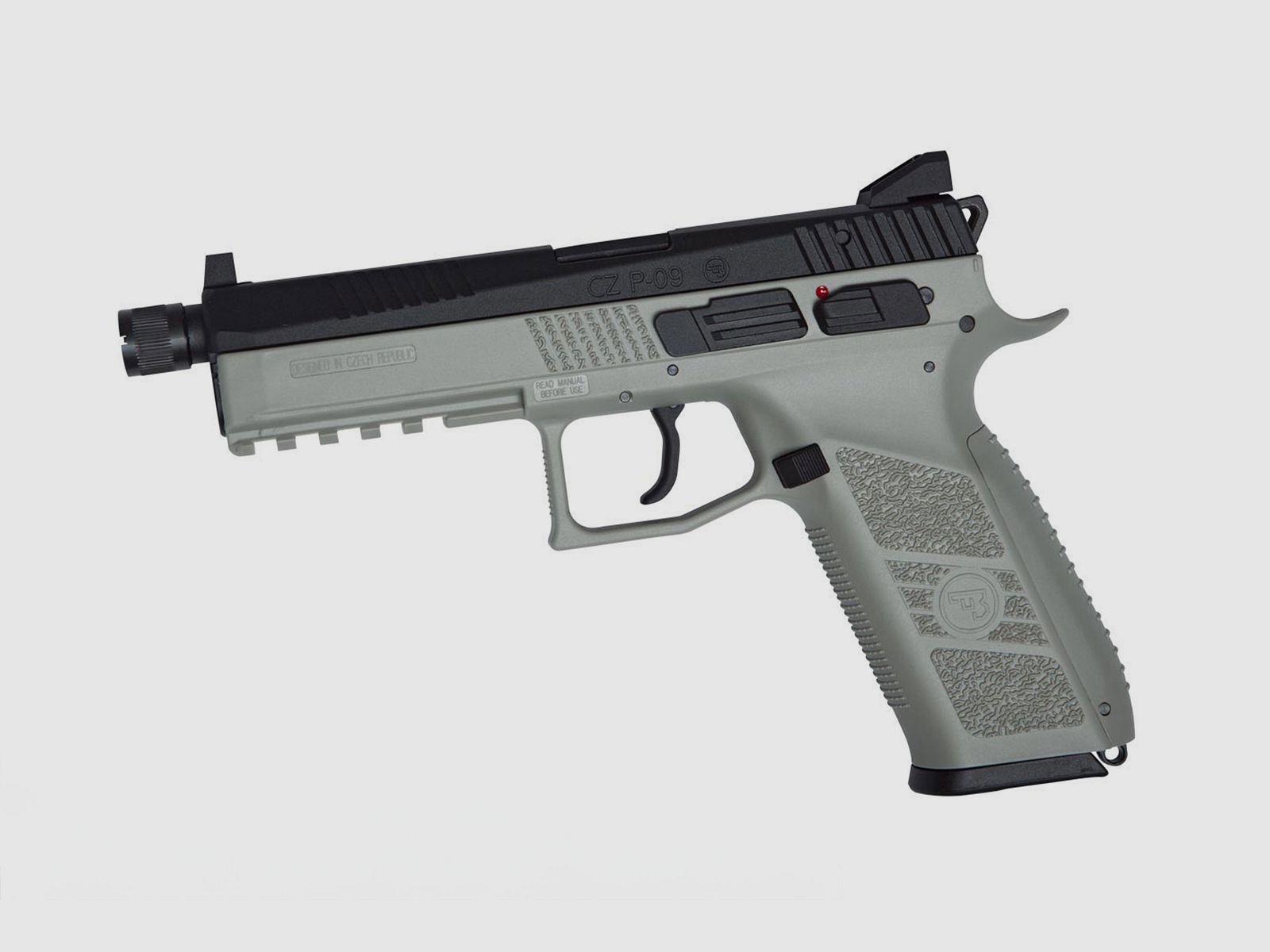 CZ P-09 Metallschlitten Urban Grey 6mm - Airsoft Co2 BlowBack