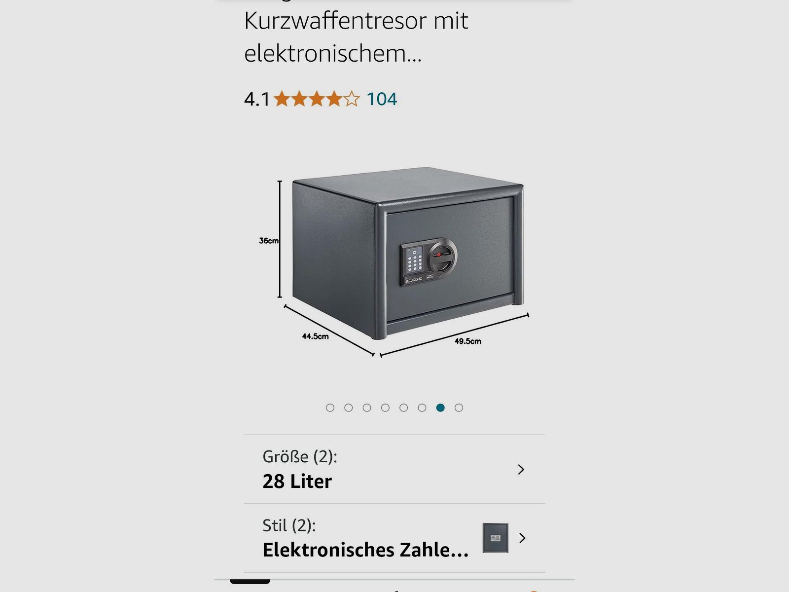 Coffre-fort à armes Magno M520E Burg & Wächter