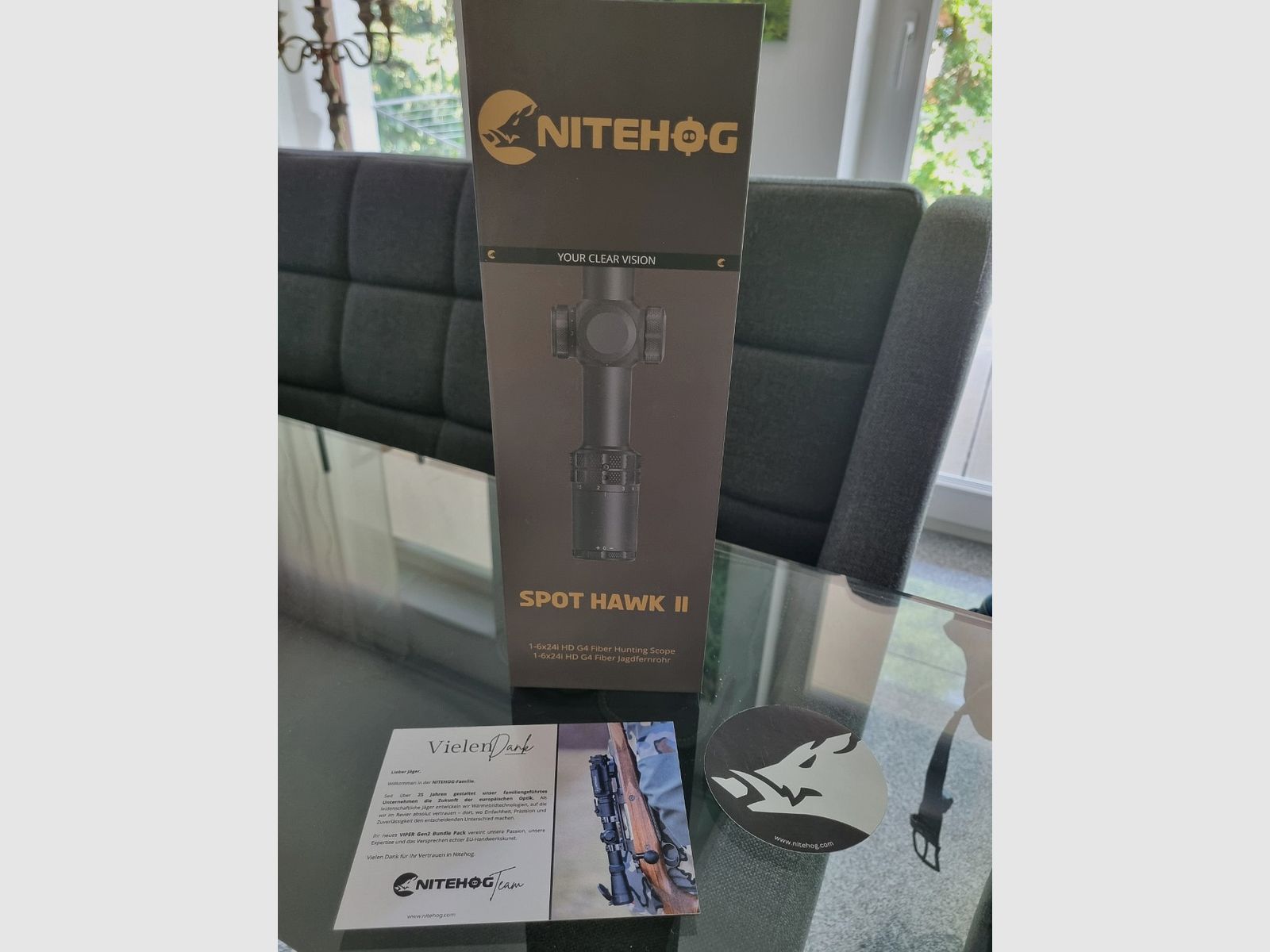 Nitehog Spot Hawk II scope, 1-6x24i HD G4 Fiber