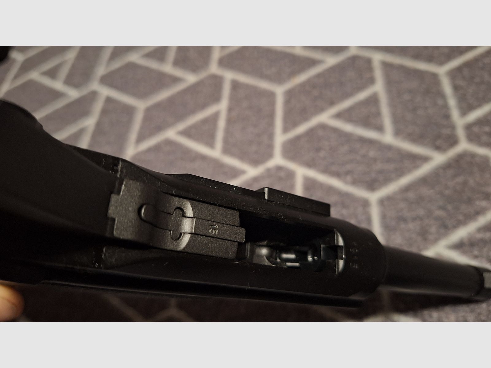 P08 Vollmetall CO2 BlowBack 6mm BB schwarz NEU!