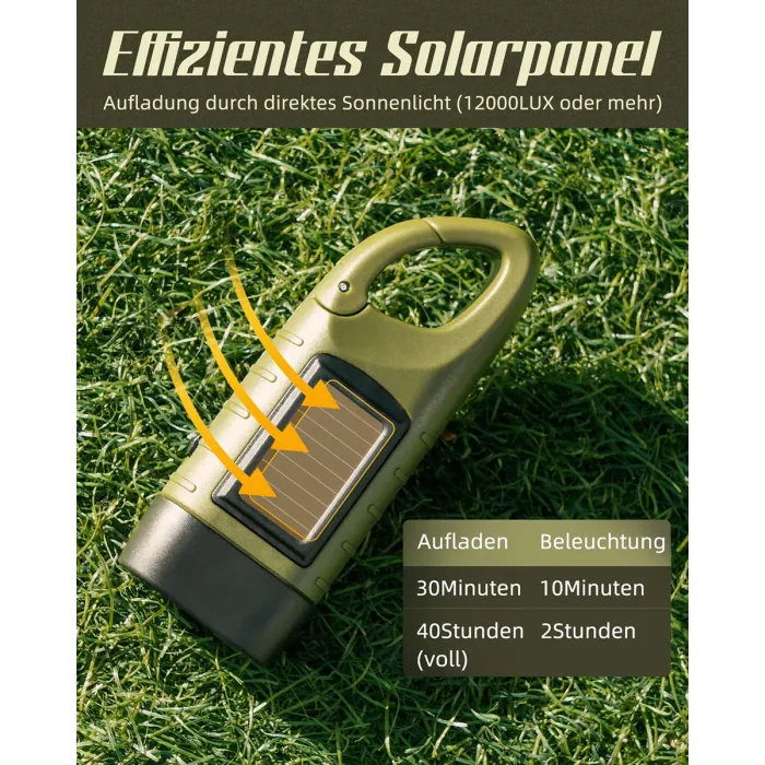 LED zaklamp "Twin Power Dynamo" in Groen, afbeelding 5 van 7