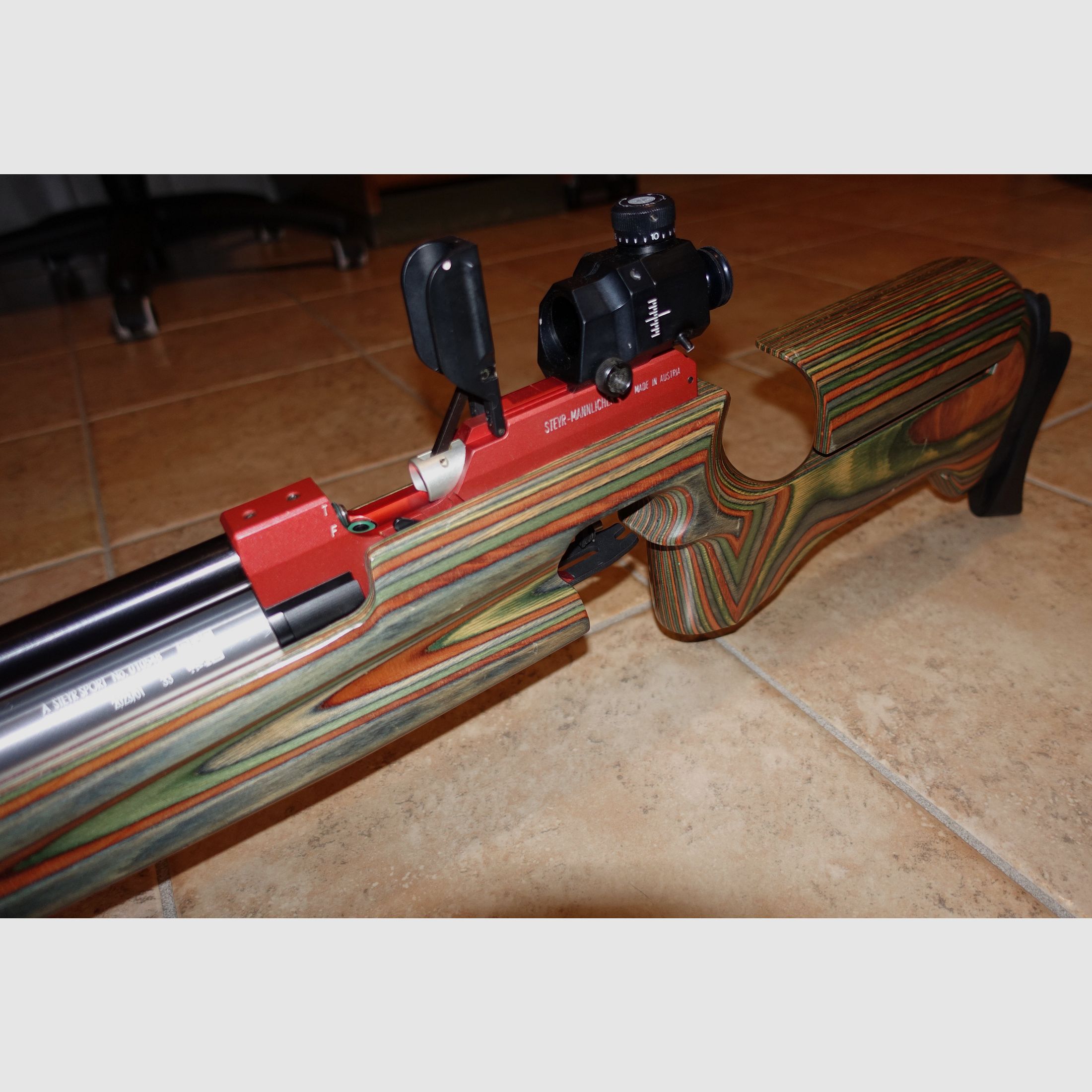 Steyr Match LG-10P Stabilisator + Kartusche TÜV 2033 + Tasche