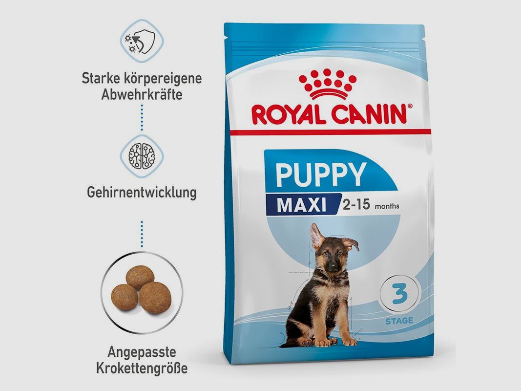 ROYAL CANIN Große Hunde Trockenfutter Maxi Welpen 15 Kg