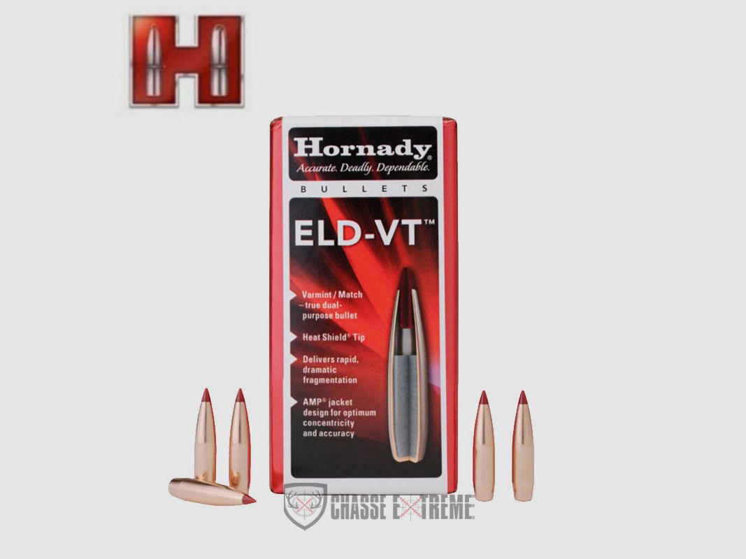 100 Geschosse HORNADY 30 Kal 308 174gr ELD-VT