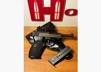Walther P38 Ulm, 9mmLuger, Polizei/Bundeswehr Ausführung, Keine P1 mit Holster und 2 Magazinen